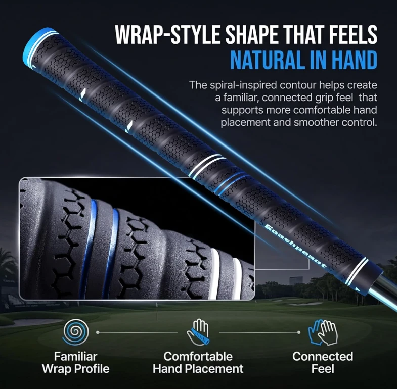 Golf Grips 13 Pack Midsize Blue - photo 3