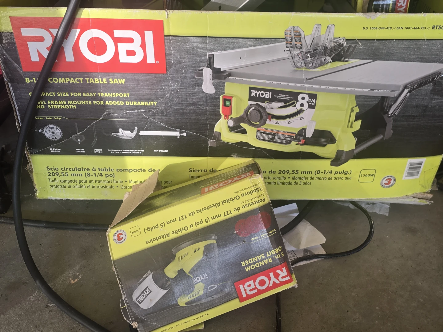 Ryobi 8-1/4 Inch Compact Table Saw