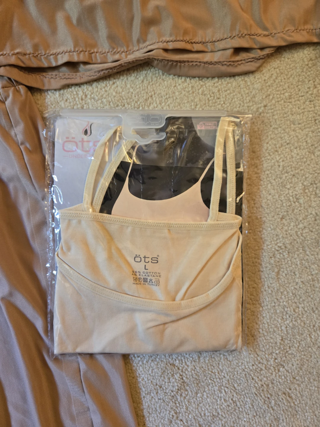 Women's  Slip and Tank Set - Beige - photo 2