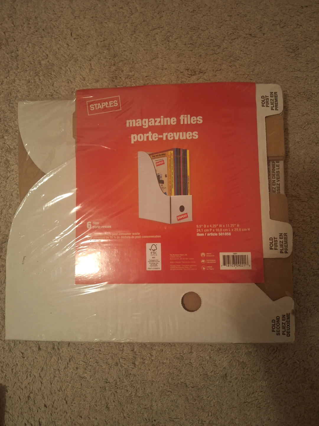 Staples Magazine Files (6-Pack)