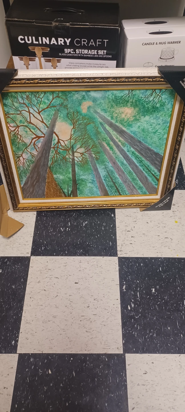 Hand Paintings original, includes frame