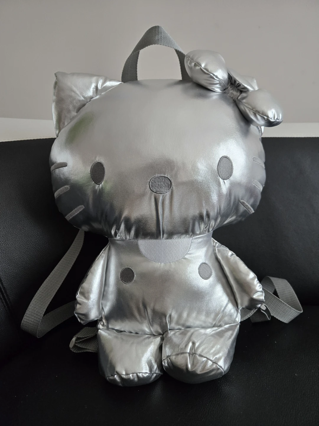 Silver Hello Kitty Backpack