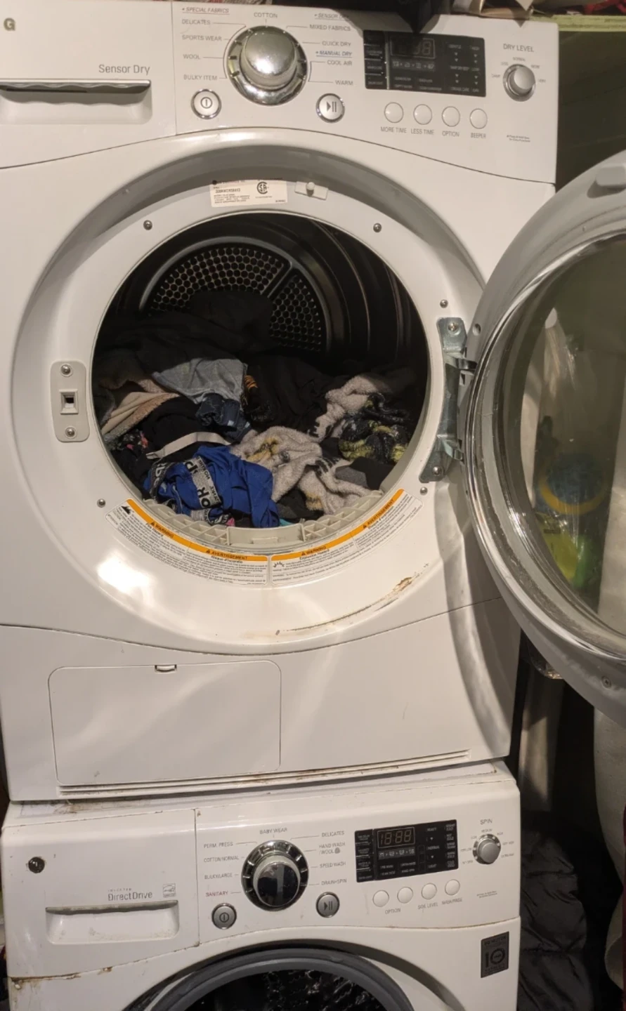 Used front load compact washer, ventless dryer set