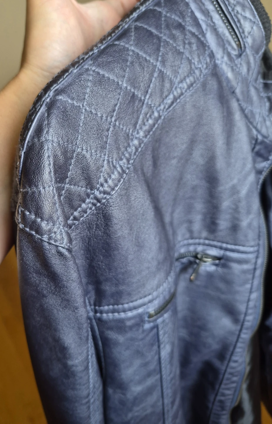 Faux Leather Jacket XL