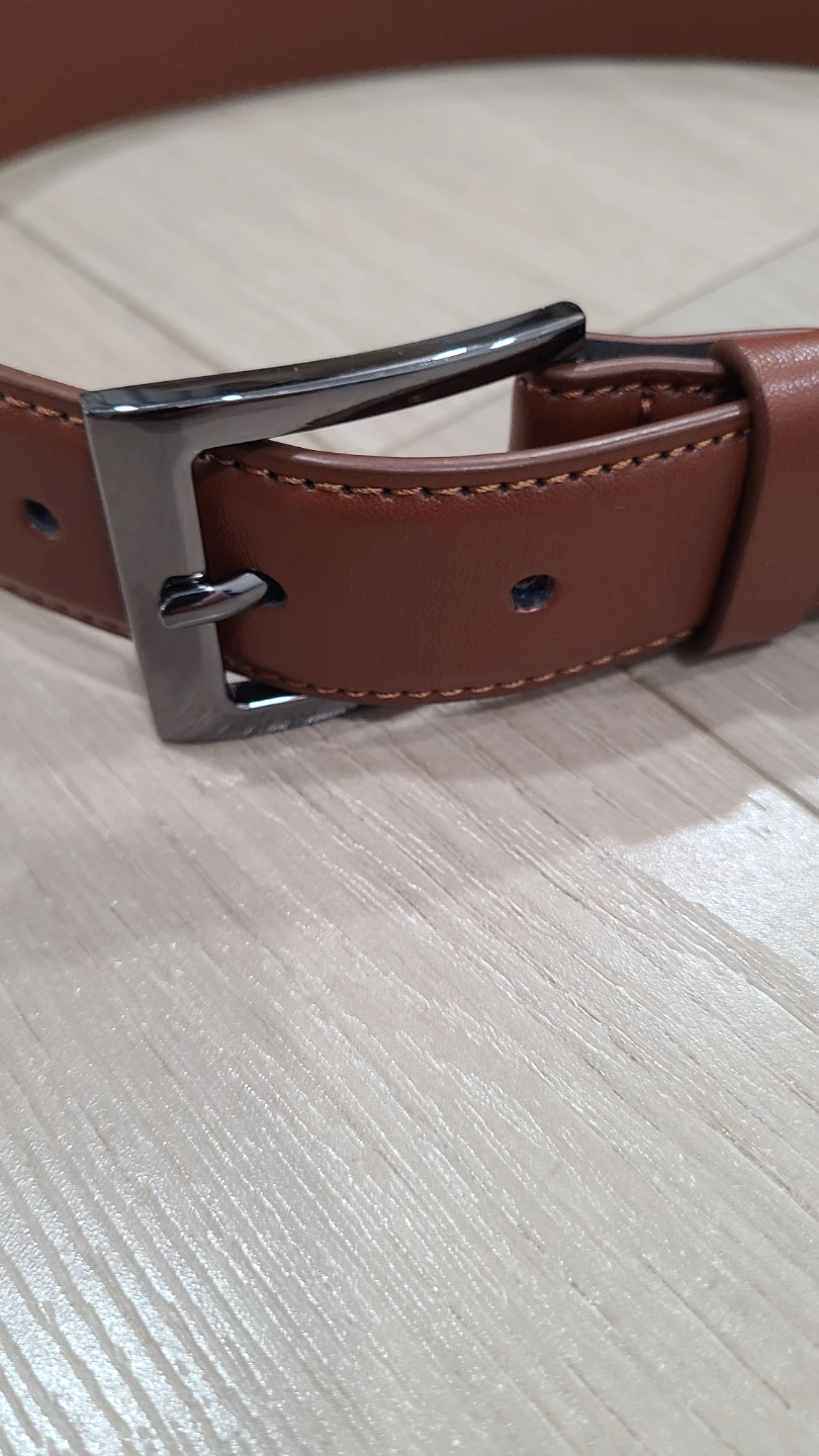 Boys Brown Leather Belt 30" - photo 3