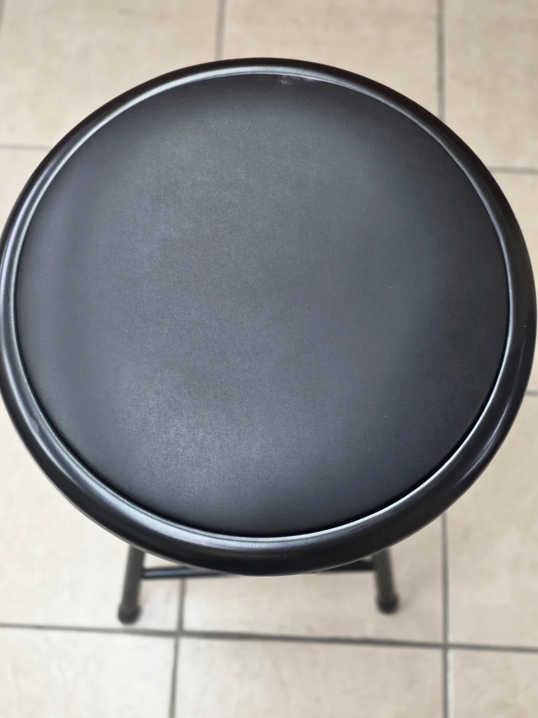 Black Folding Stool - photo 2