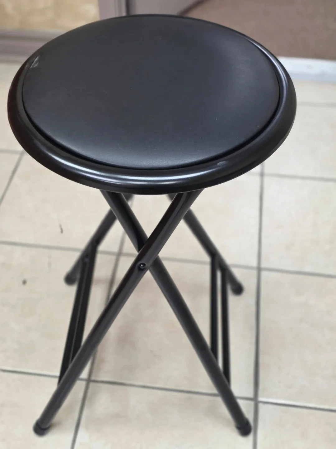 Black Folding Stool - photo 3