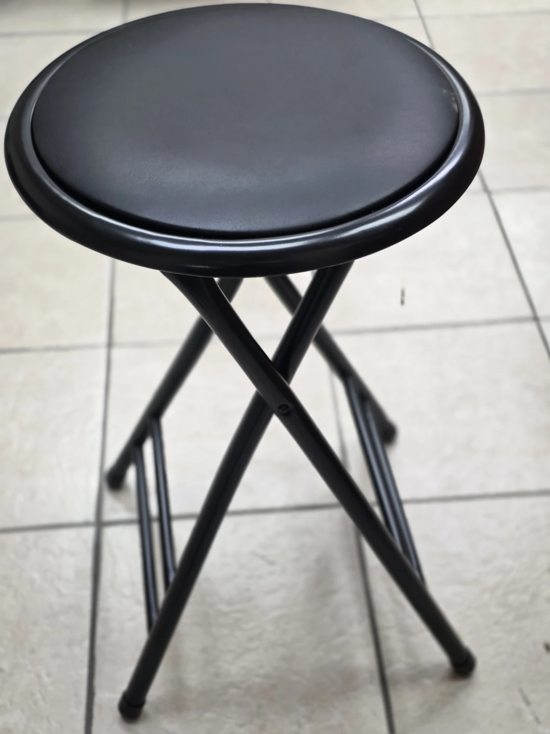 Black Folding Stool - photo 4