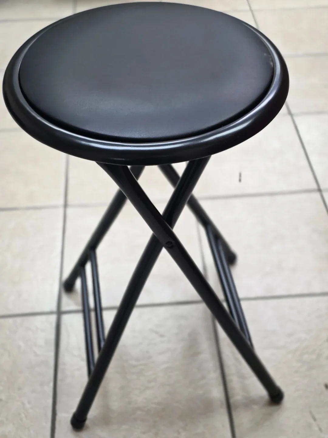 Black Folding Stool - photo 4