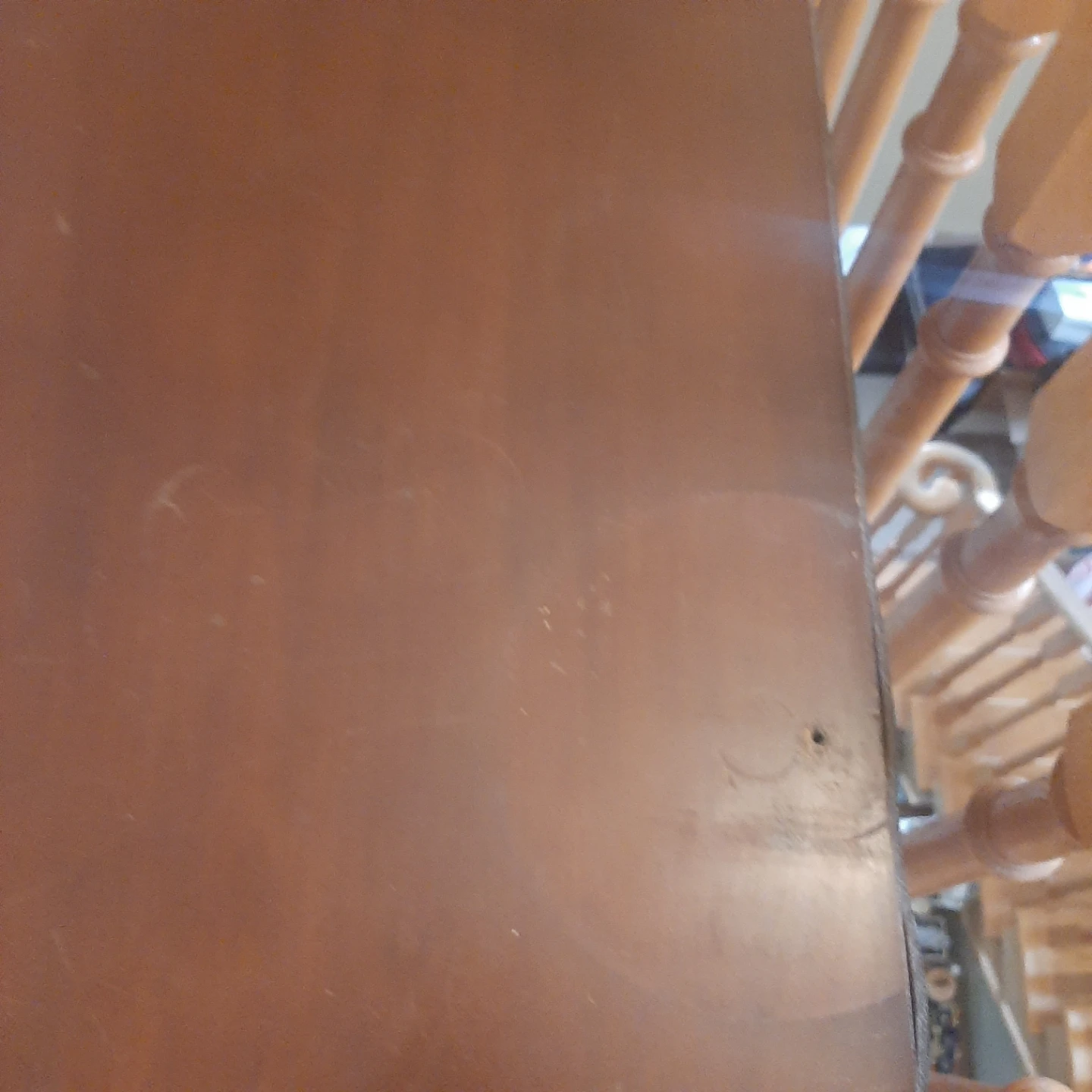 Brown Wooden Desk with Drawers - photo 3