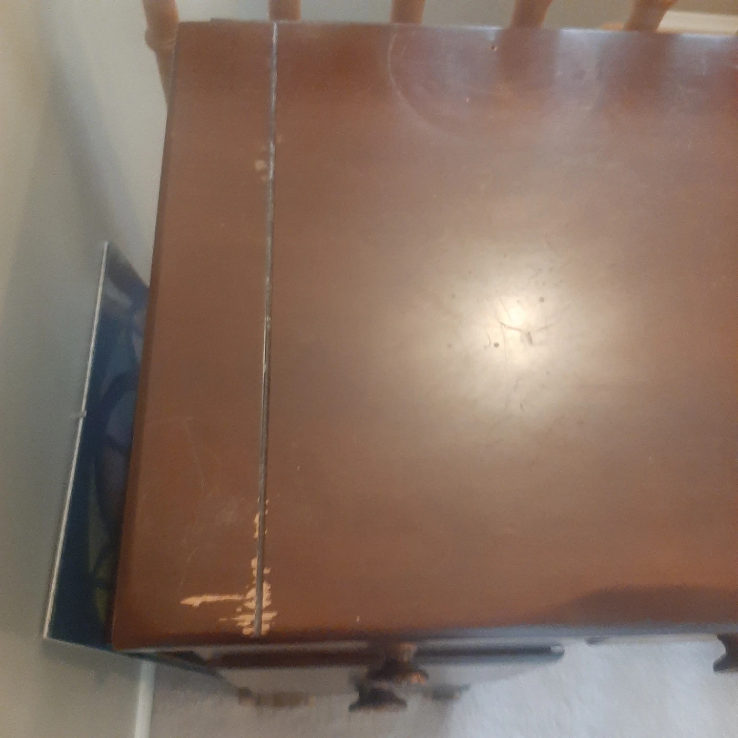 Brown Wooden Desk with Drawers - photo 4