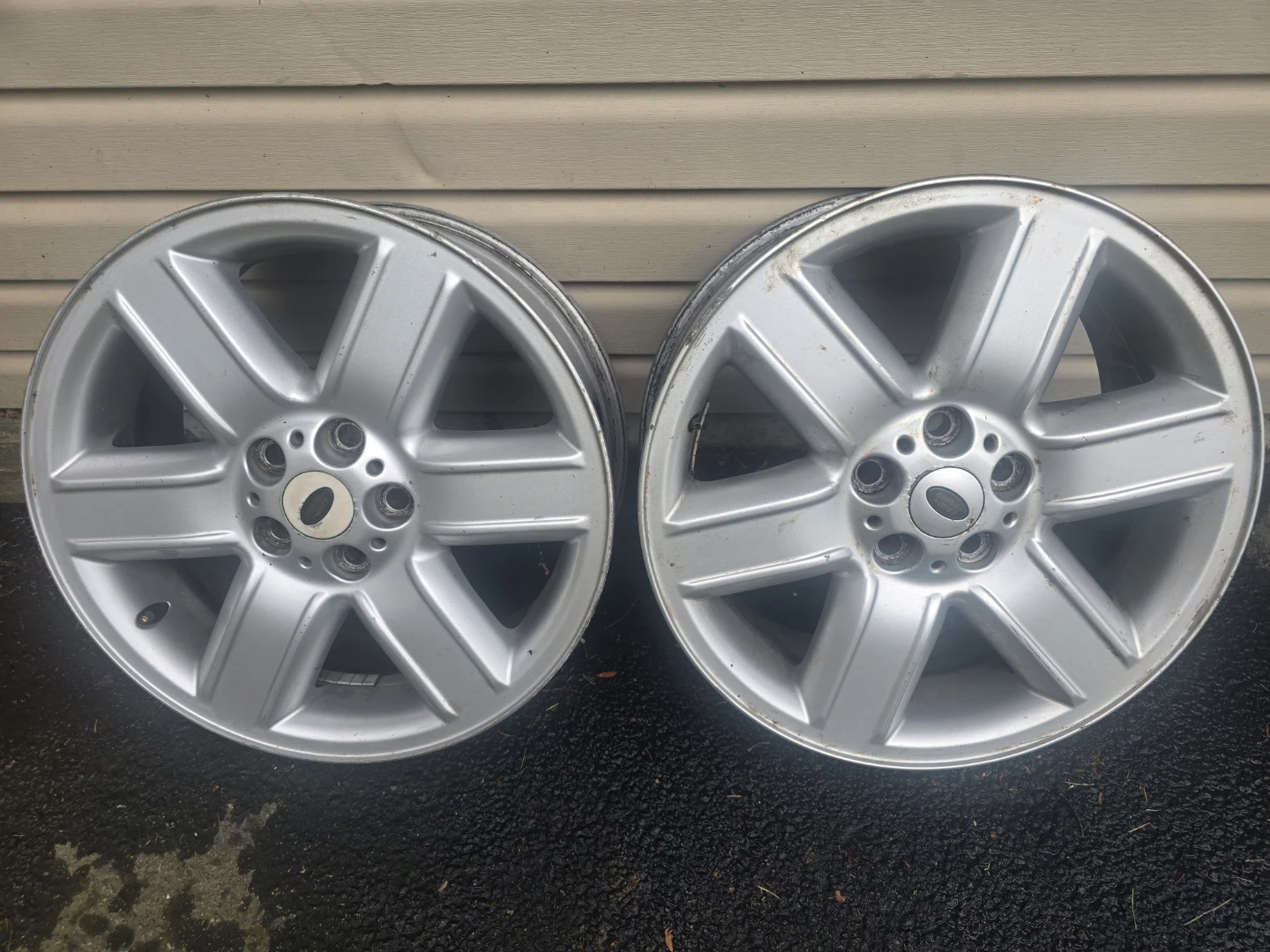 Set of 2 Silver Alloy Wheels 19" Land Rover