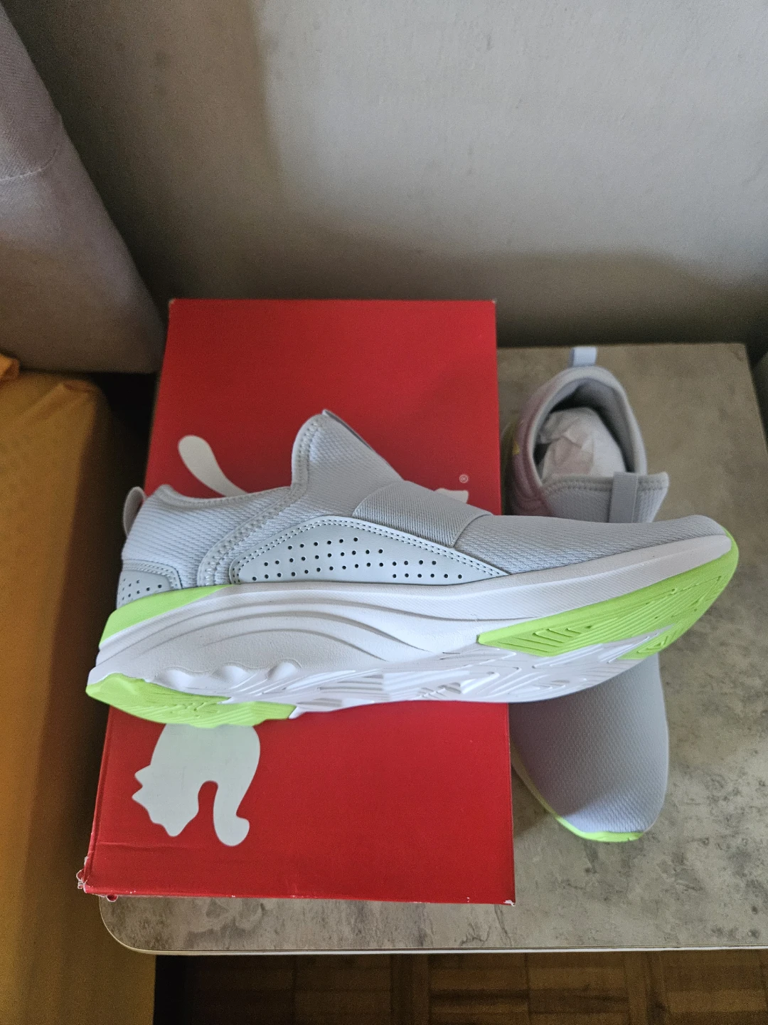 Puma Women's Running Shoes - Grey/Lime