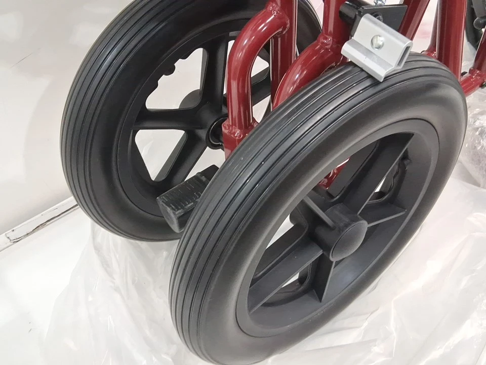 Medline Aluminum Transport Chair – 19” Seat - Wheelchair - photo 2
