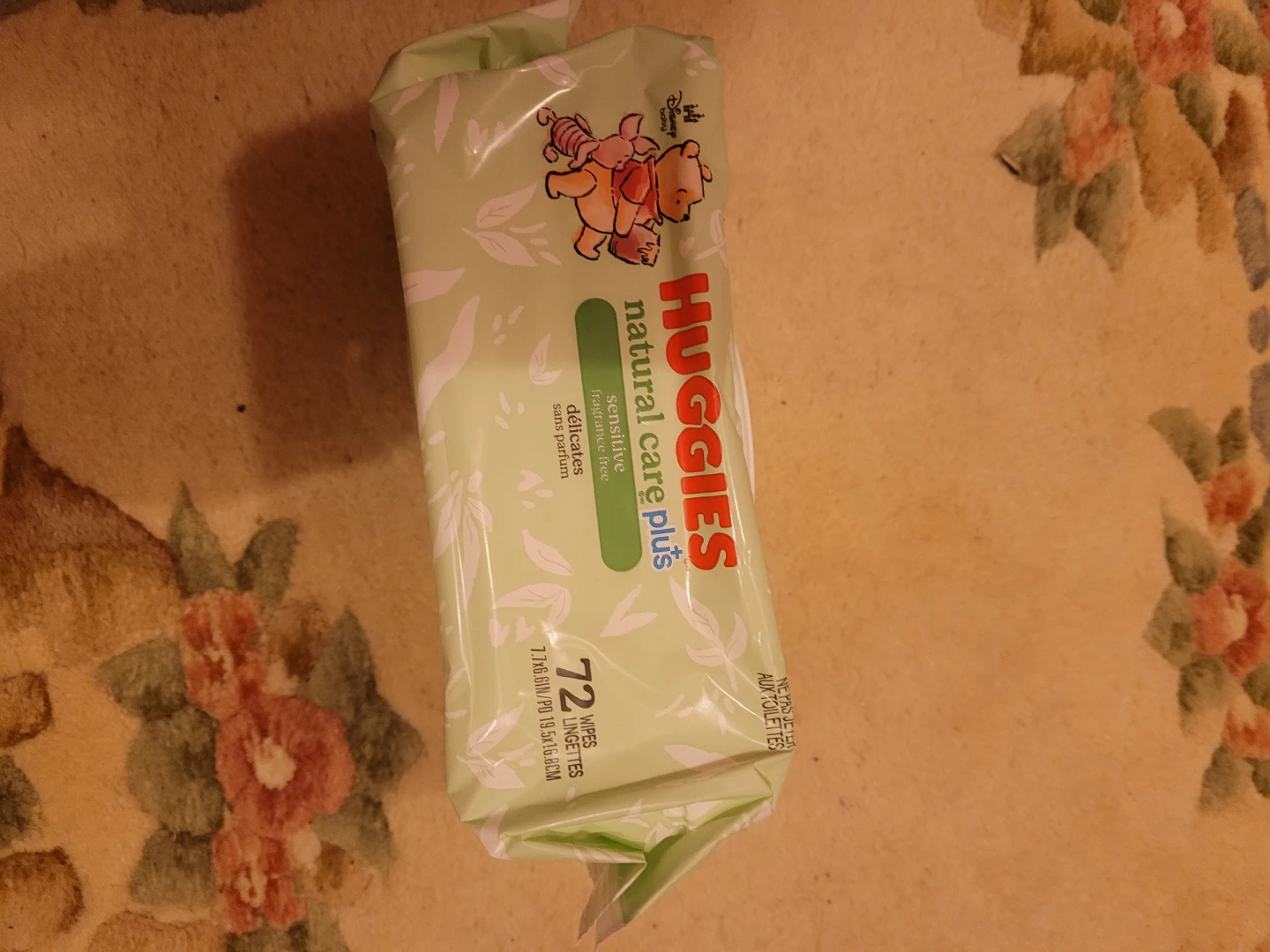 Huggies Natural Care Plus Sensitive Wipes - 72 Count - photo 2