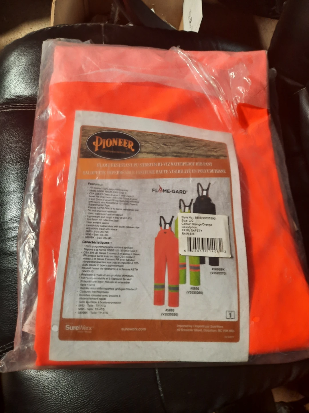 Pioneer Flame Resistant PU Stretch Hi-Viz Waterproof Rain Pant - photo 2