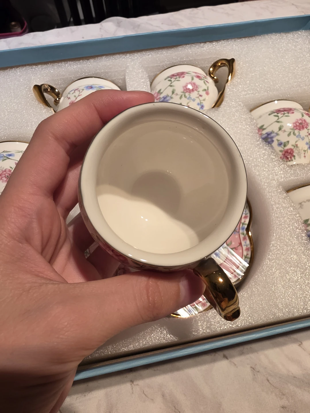 Tea Cup and Saucer Set - Floral Design - photo 3