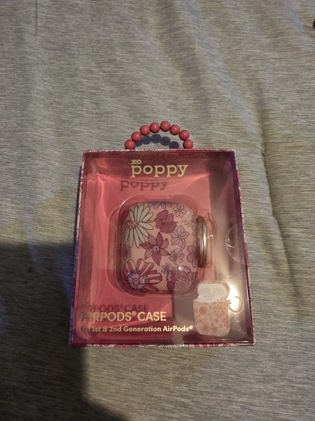 XO Poppy Airpods Case for 1st & 2nd Gen - Floral