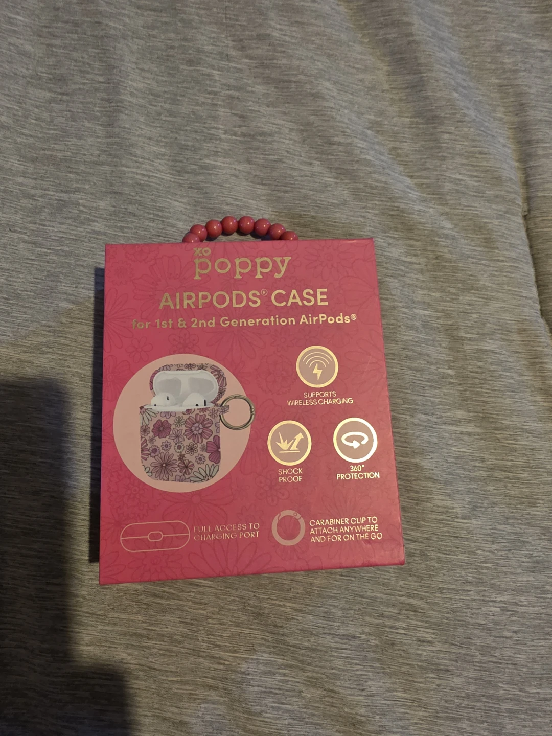 XO Poppy Airpods Case for 1st & 2nd Gen - Floral - photo 2