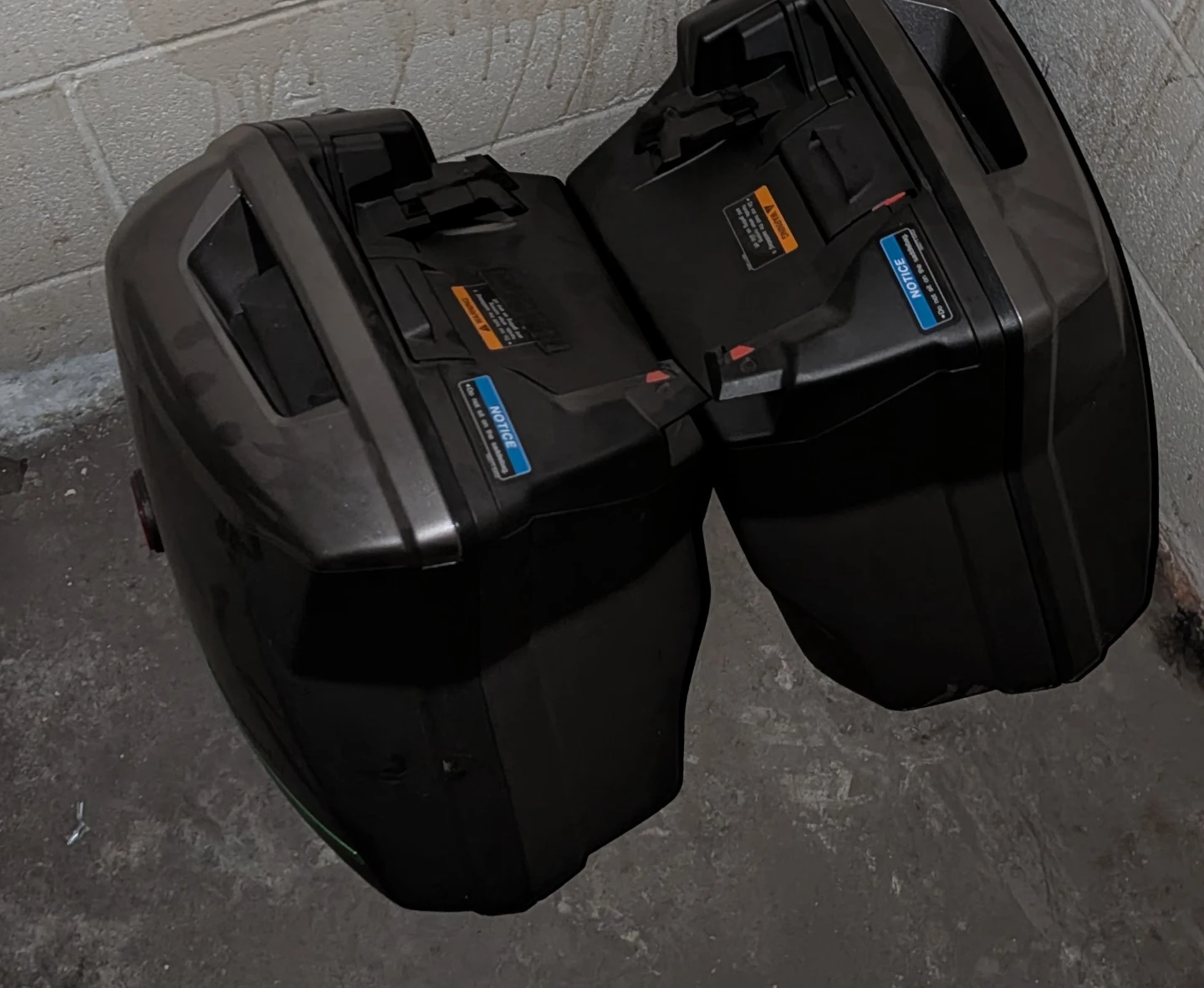 Kawasaki Black Saddlebags Panniers - photo 3