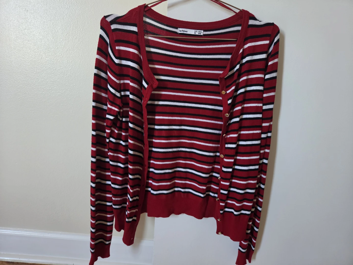 Lefties  Striped Cardigan