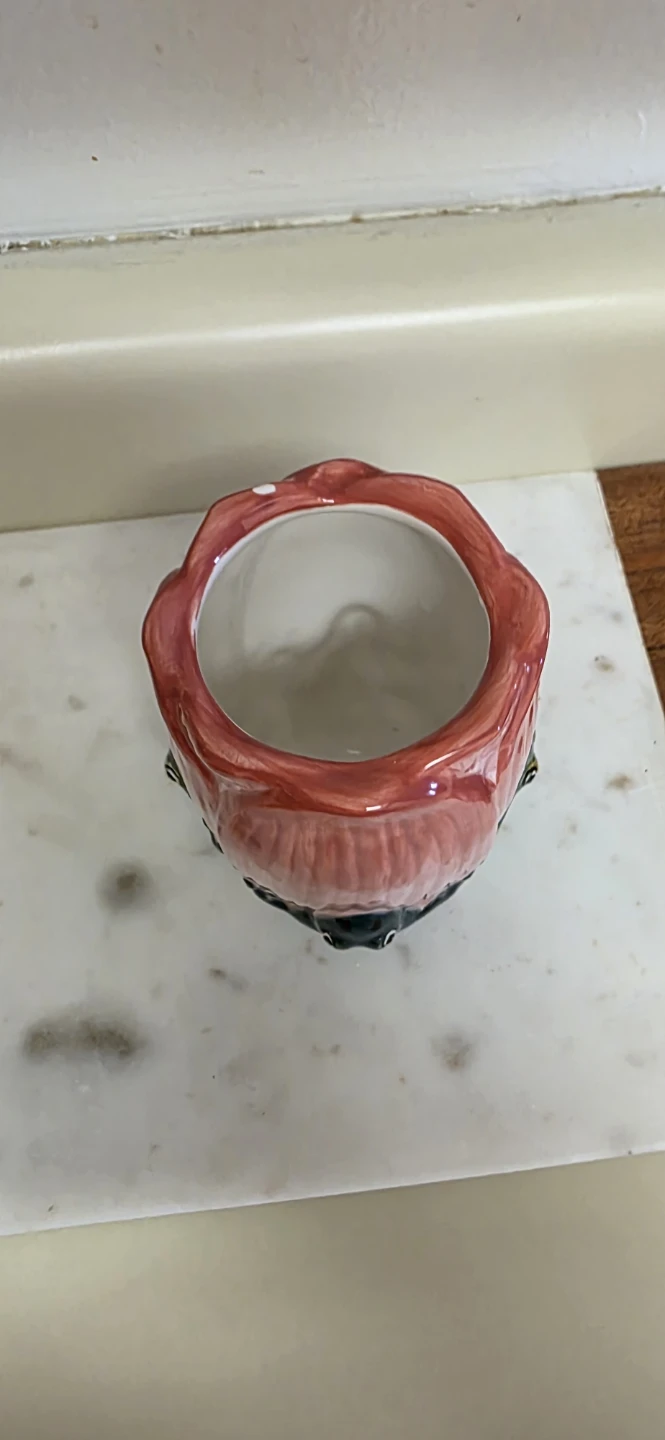 Ceramic Tulip Frog Planter Pot - photo 2