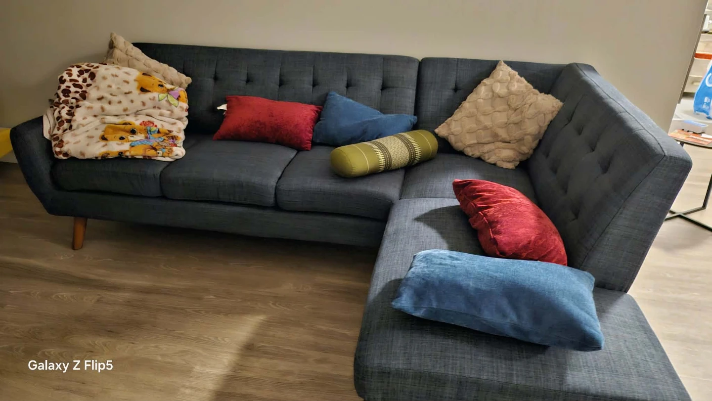Sectional Sofa with free pillows