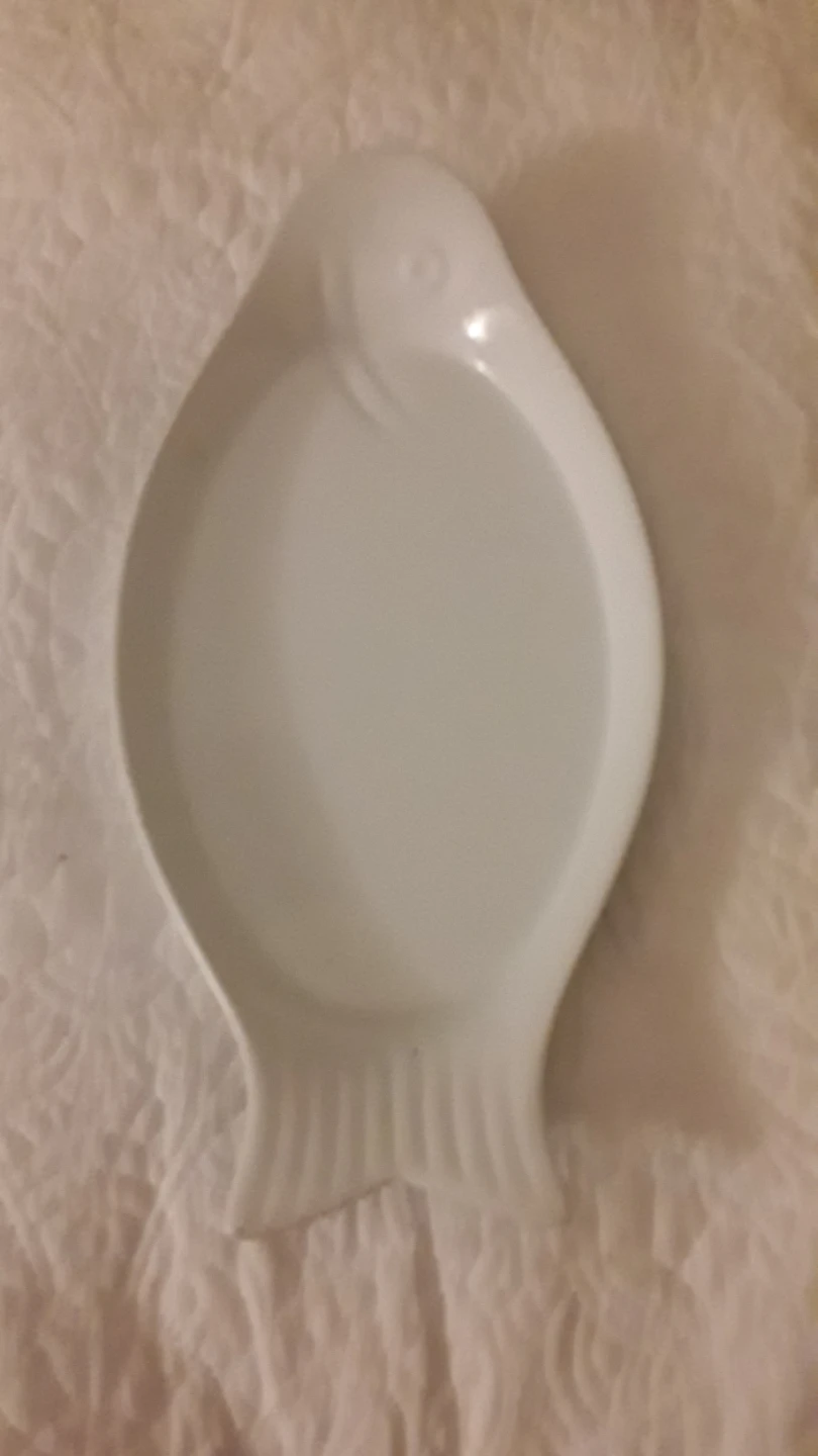 Stokes White Fish Shaped Serving Platter - photo 2