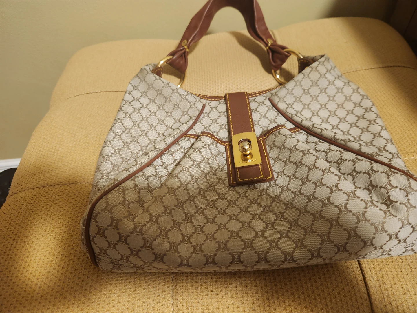 Celine Macadam Pattern Shoulder Bag - photo 2