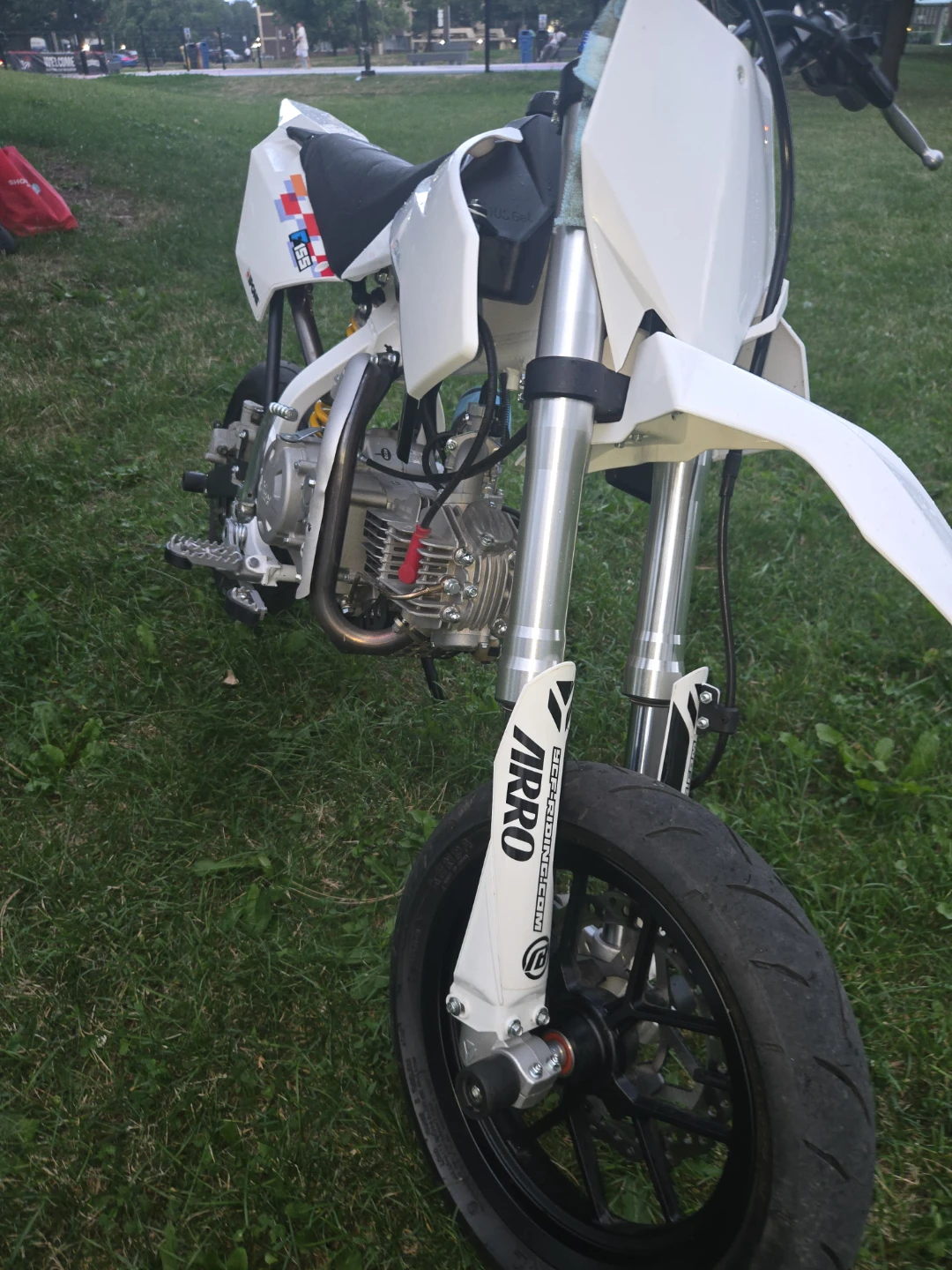White and Silver Dirt Bike - photo 4