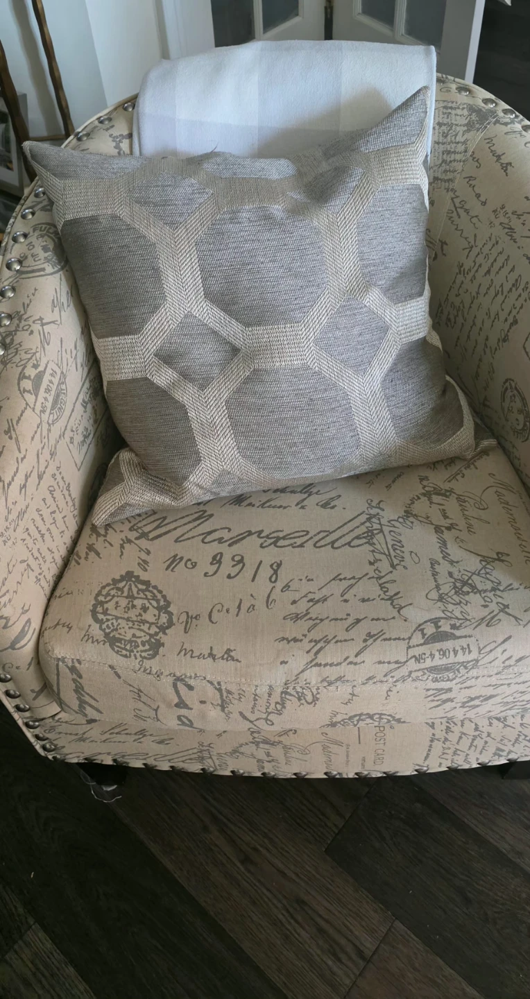 Accent Chair - French Script Pattern - photo 3
