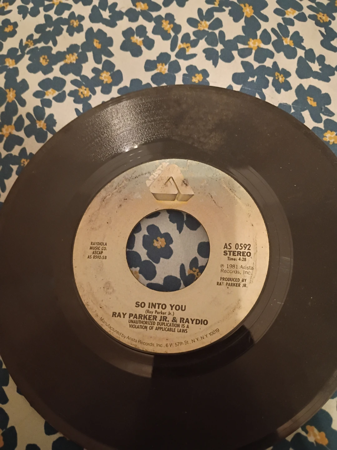 Ray Parker Jr. & Raydio - So Into You 7" Vinyl Single