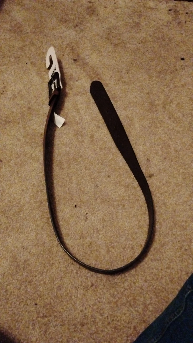 Dark brown urban mens belt - photo 2
