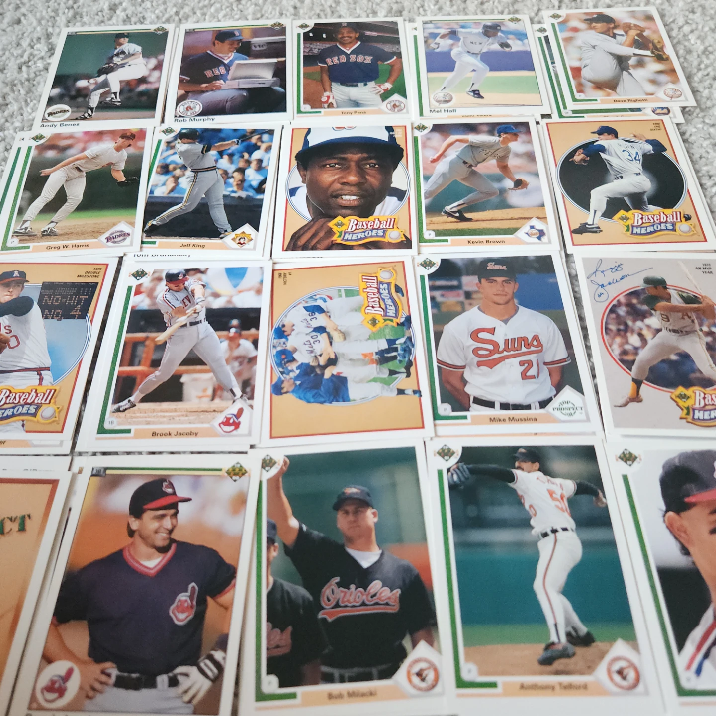 1990s Upper Deck baseball cards   Lot of 40 players