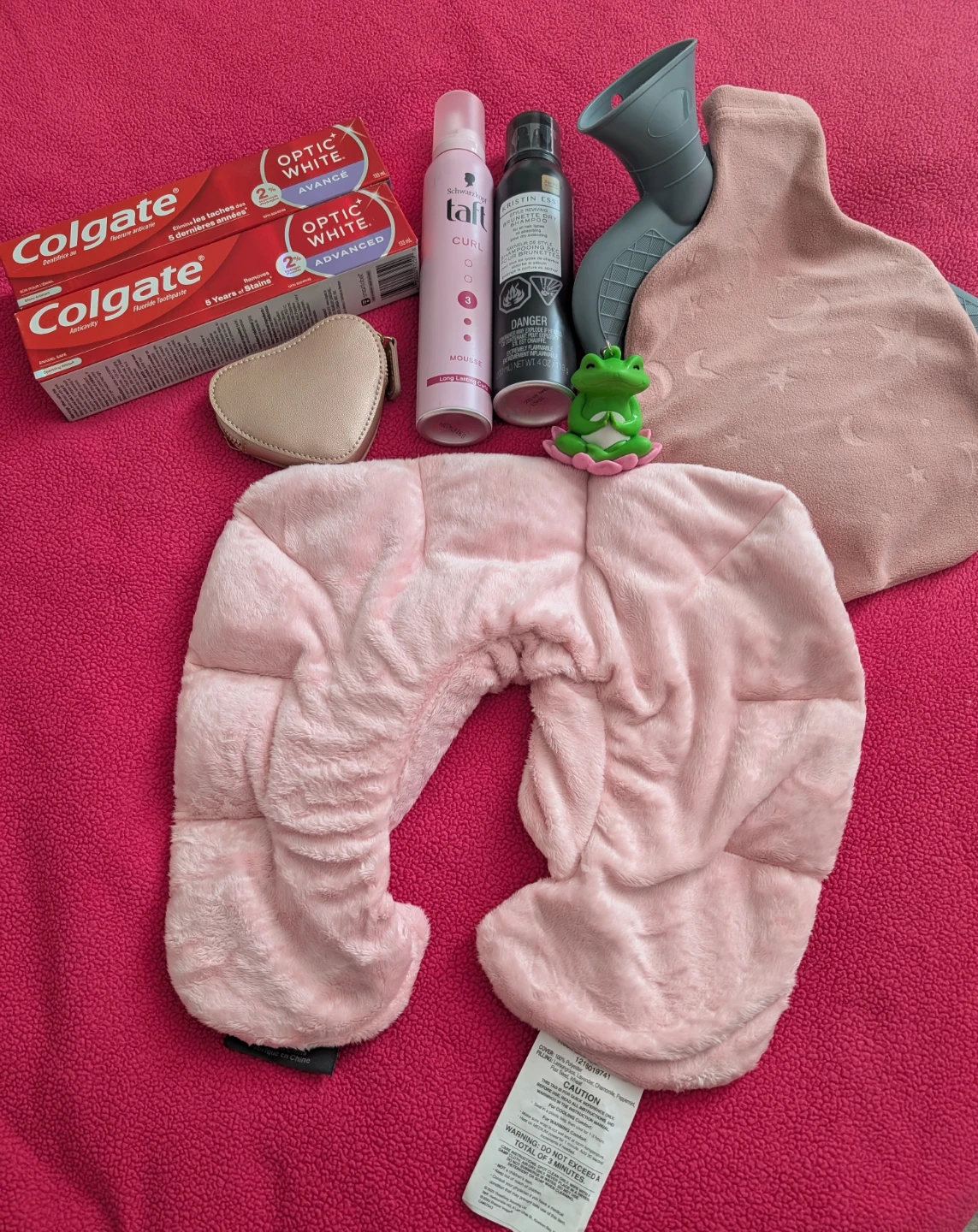 Pink beauty supplies