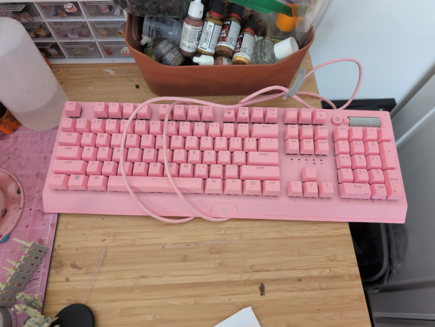 Pink Razer Keyboard