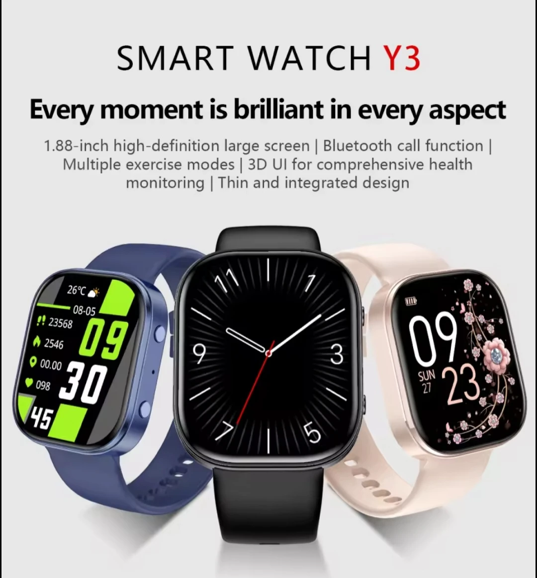 Smart Watch Y3 Écran 1.88 pouces - photo 2