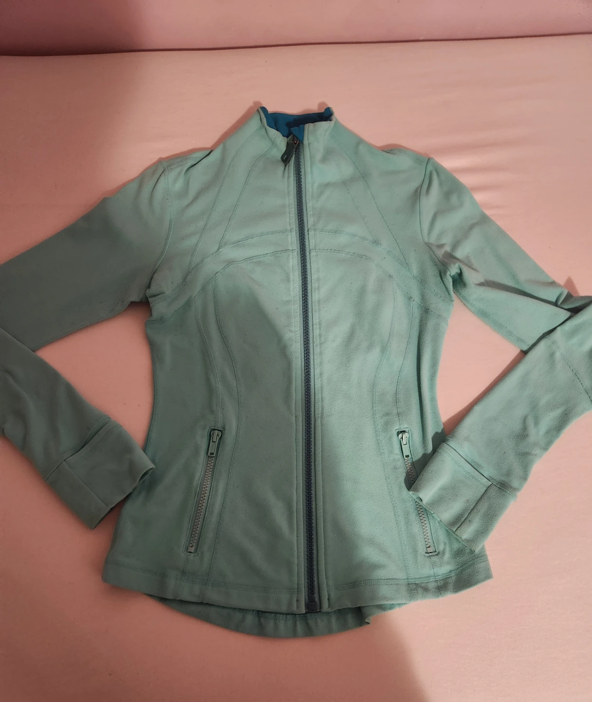 Lululemon Athletica Mint Green Full Zip Jacket