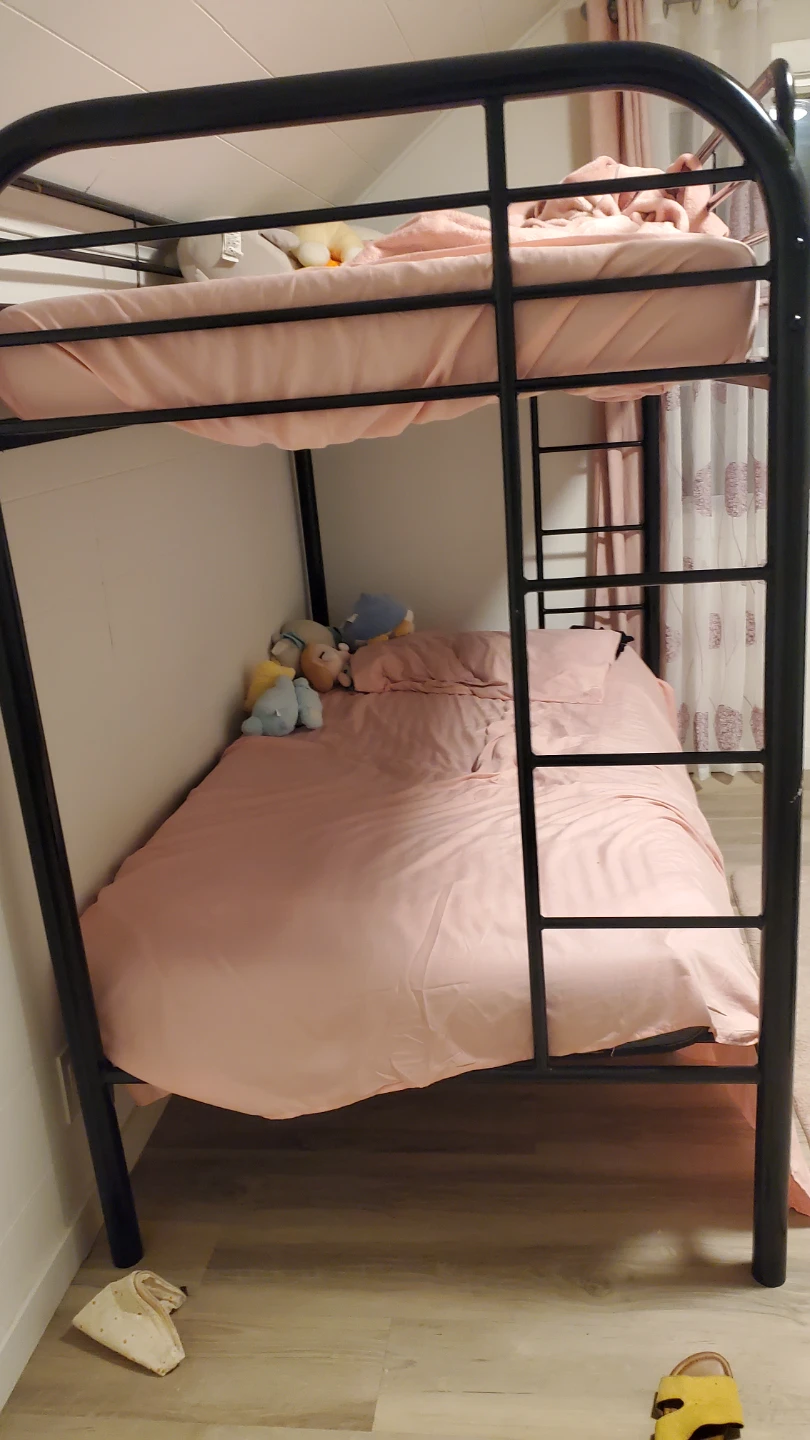 Black Metal Bunk Bed - photo 2