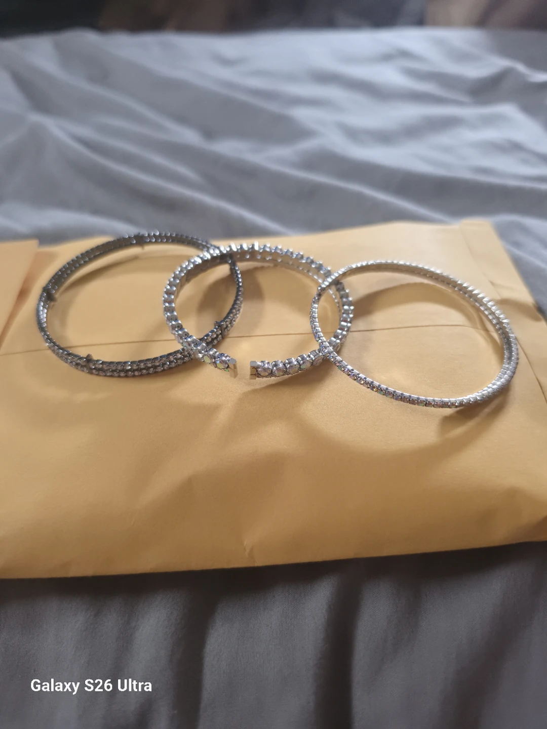 Set of 3 Rhinestone Bangles