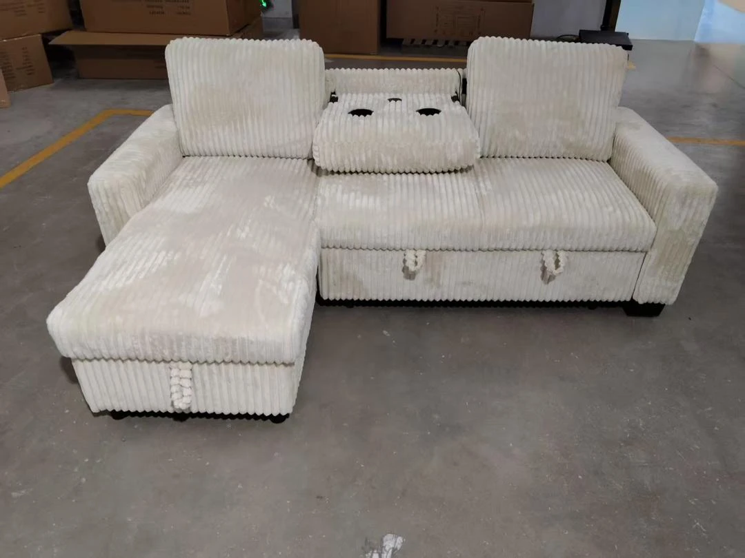 Sectional Sofa Bed Corduroy Stuff New Arrival