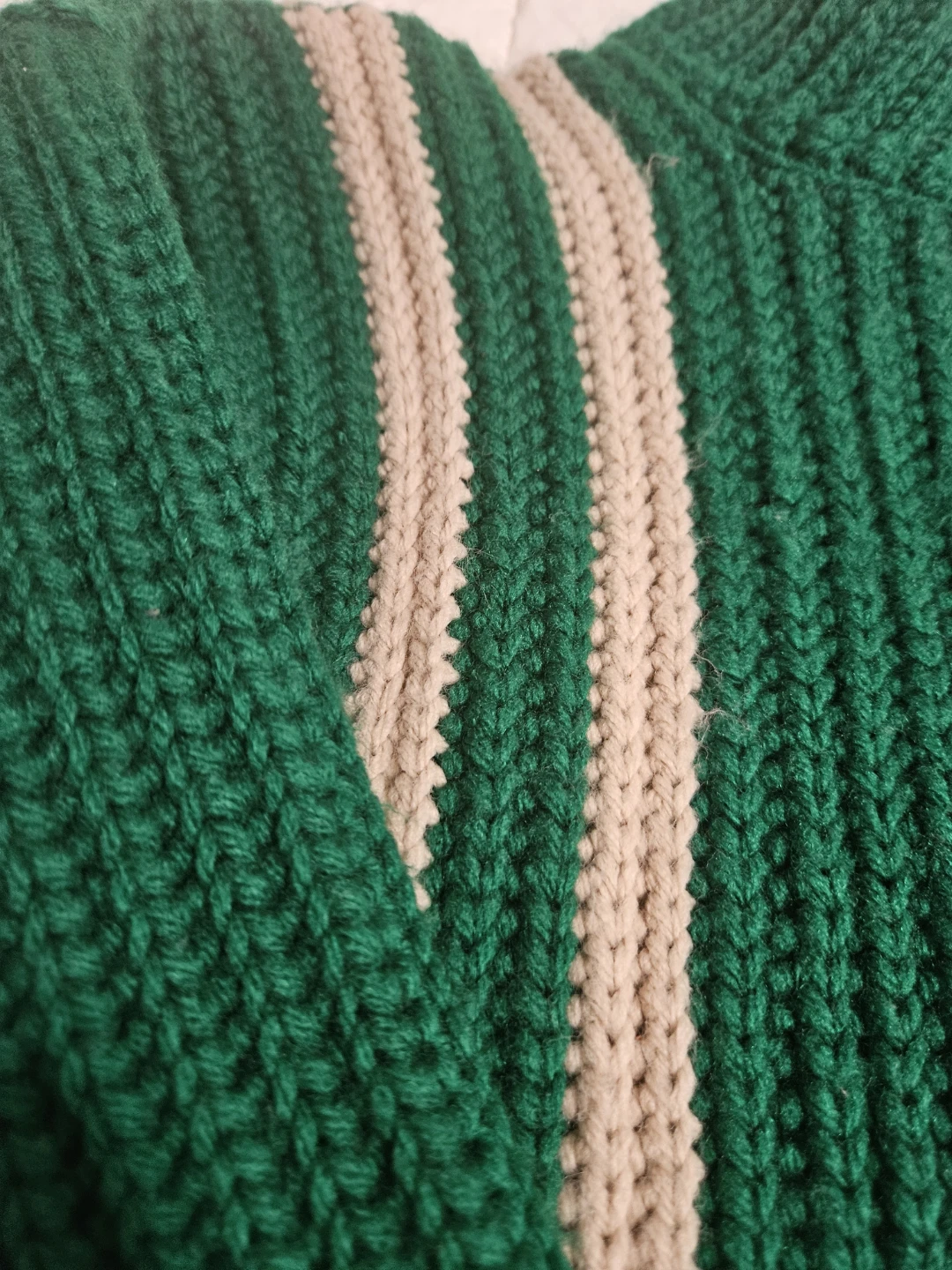 Cozy Handmade Ribbed Mock-Neck Sweater  (100% Wool) - photo 2