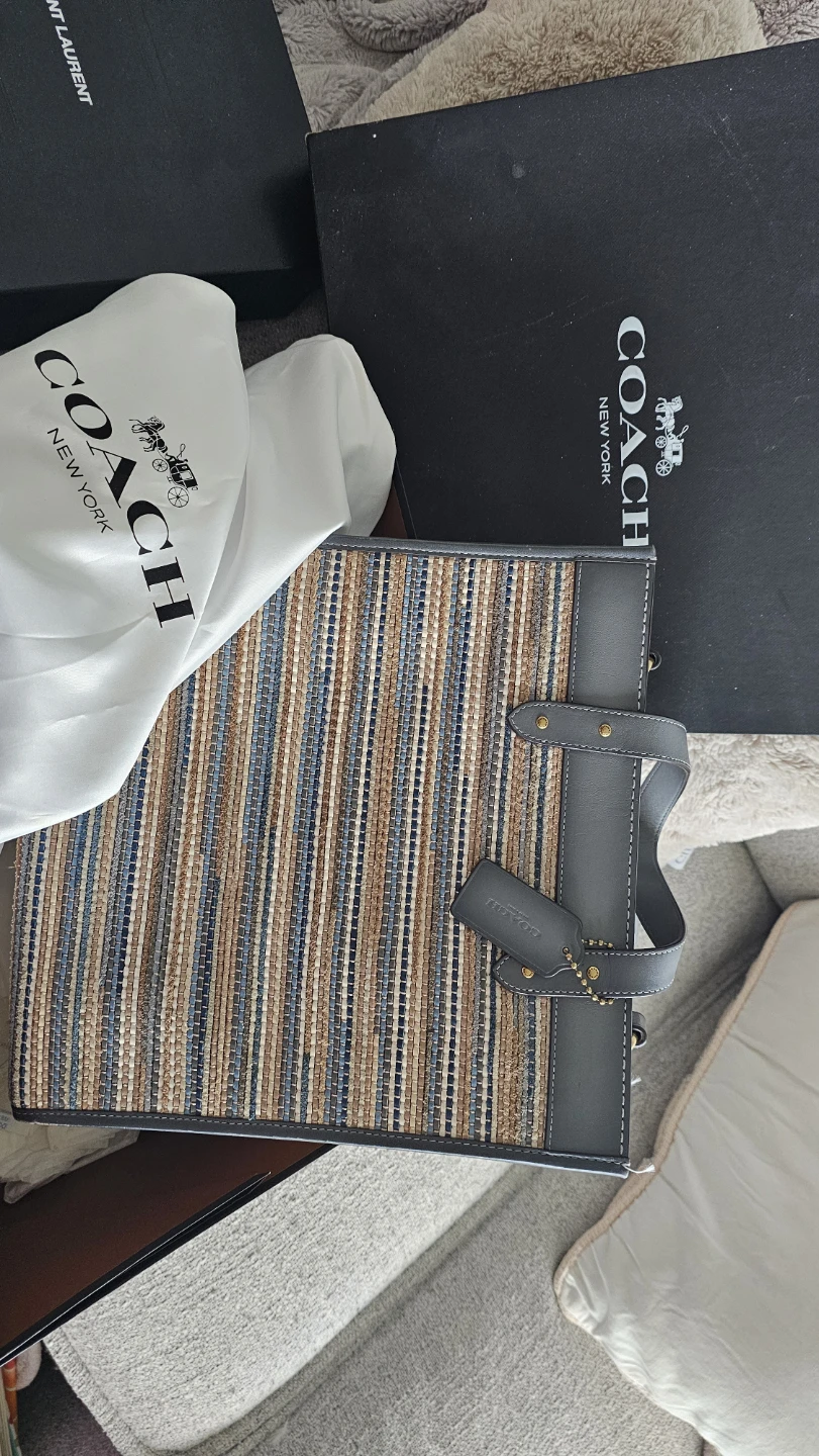 Coach Woven Tote Bag - photo 3