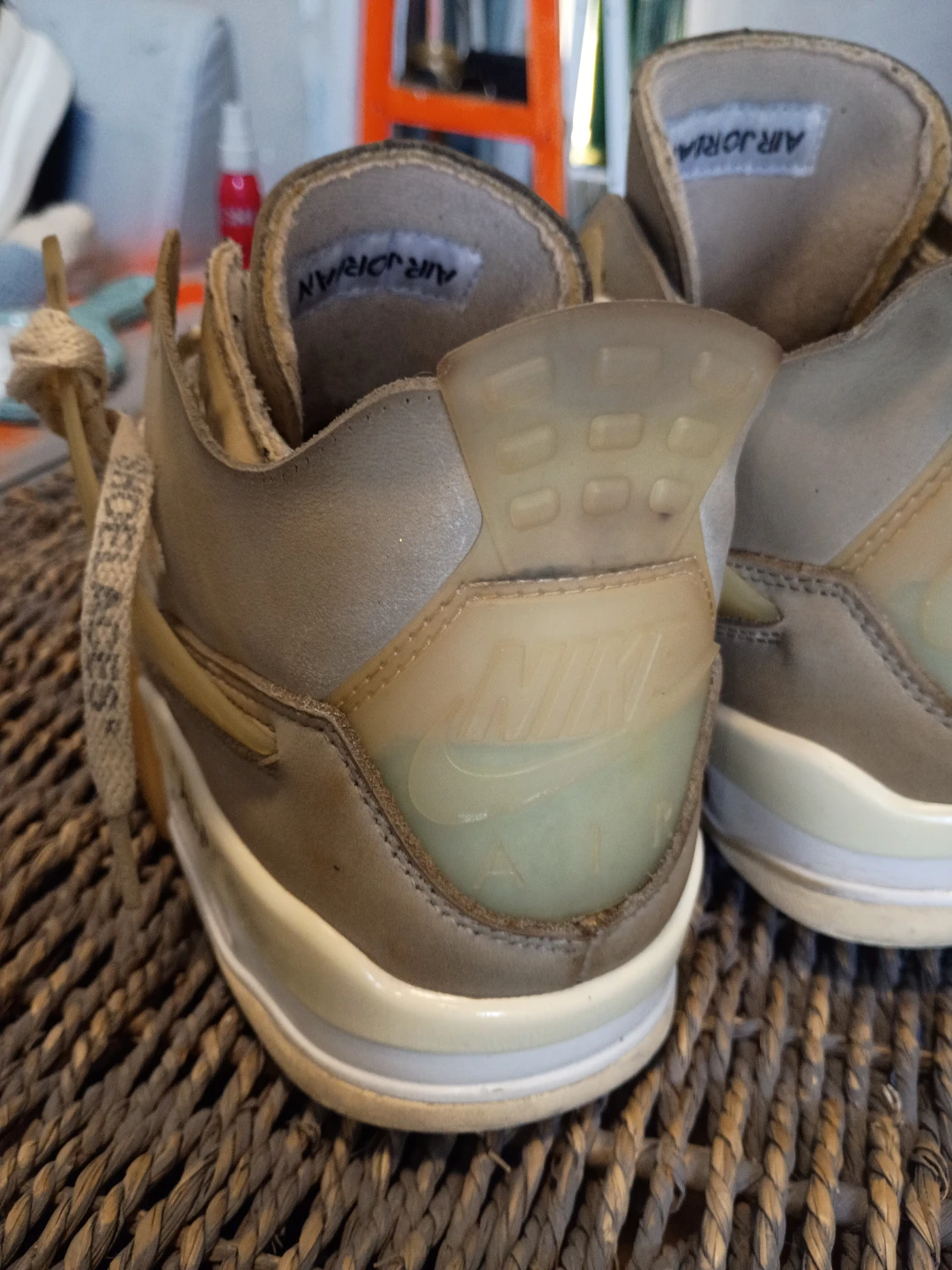 Nike Air Jordan 4 Off-White "Sail" - photo 4