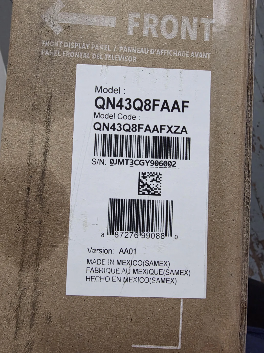 Samsung QLED Q8F 43" Smart TV QN43Q8FAAF - photo 2