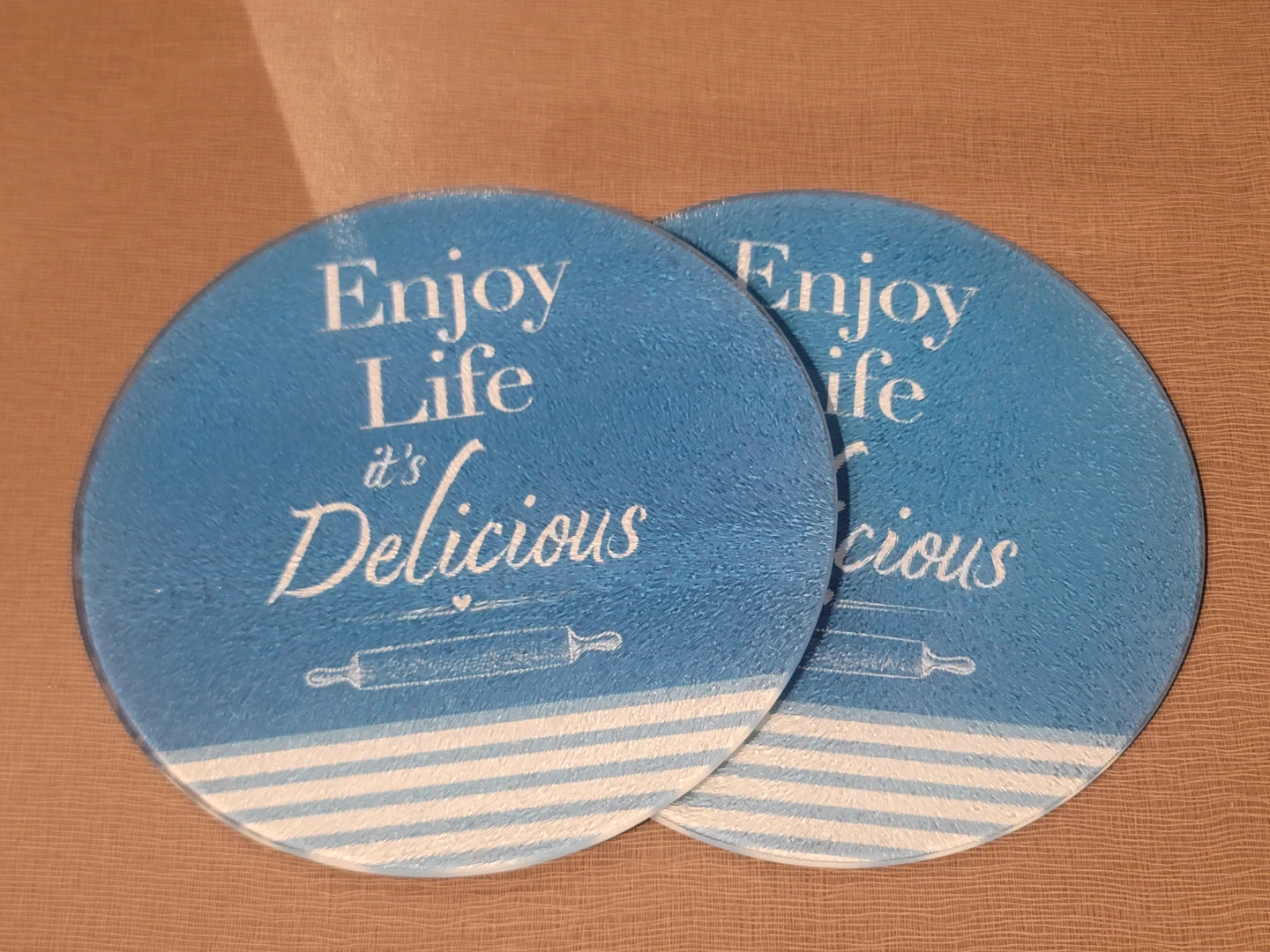 8" Glass Cutting Board/Coasters