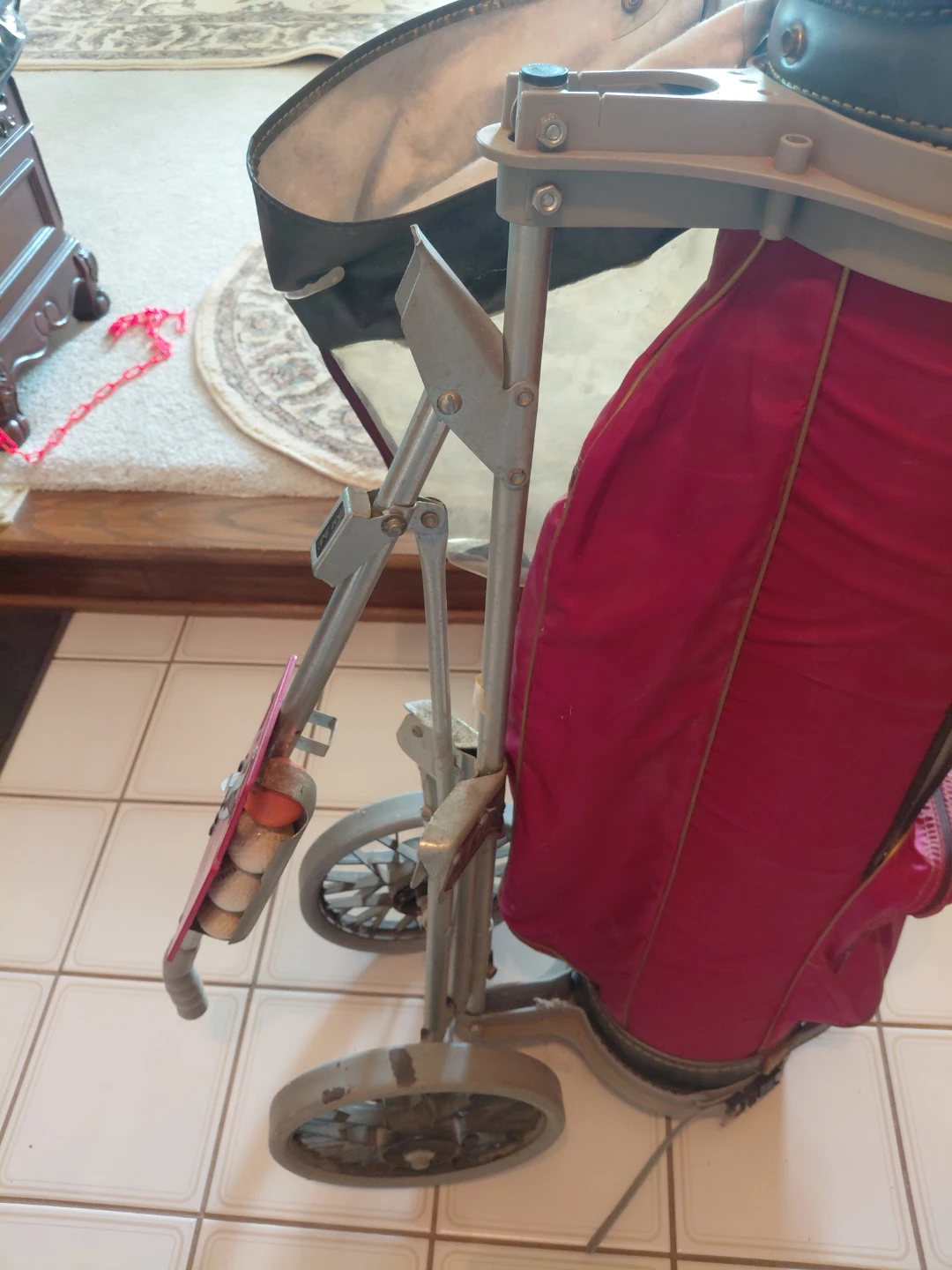 Vintage Wilson Golf Clubs with bag and carrier - photo 4
