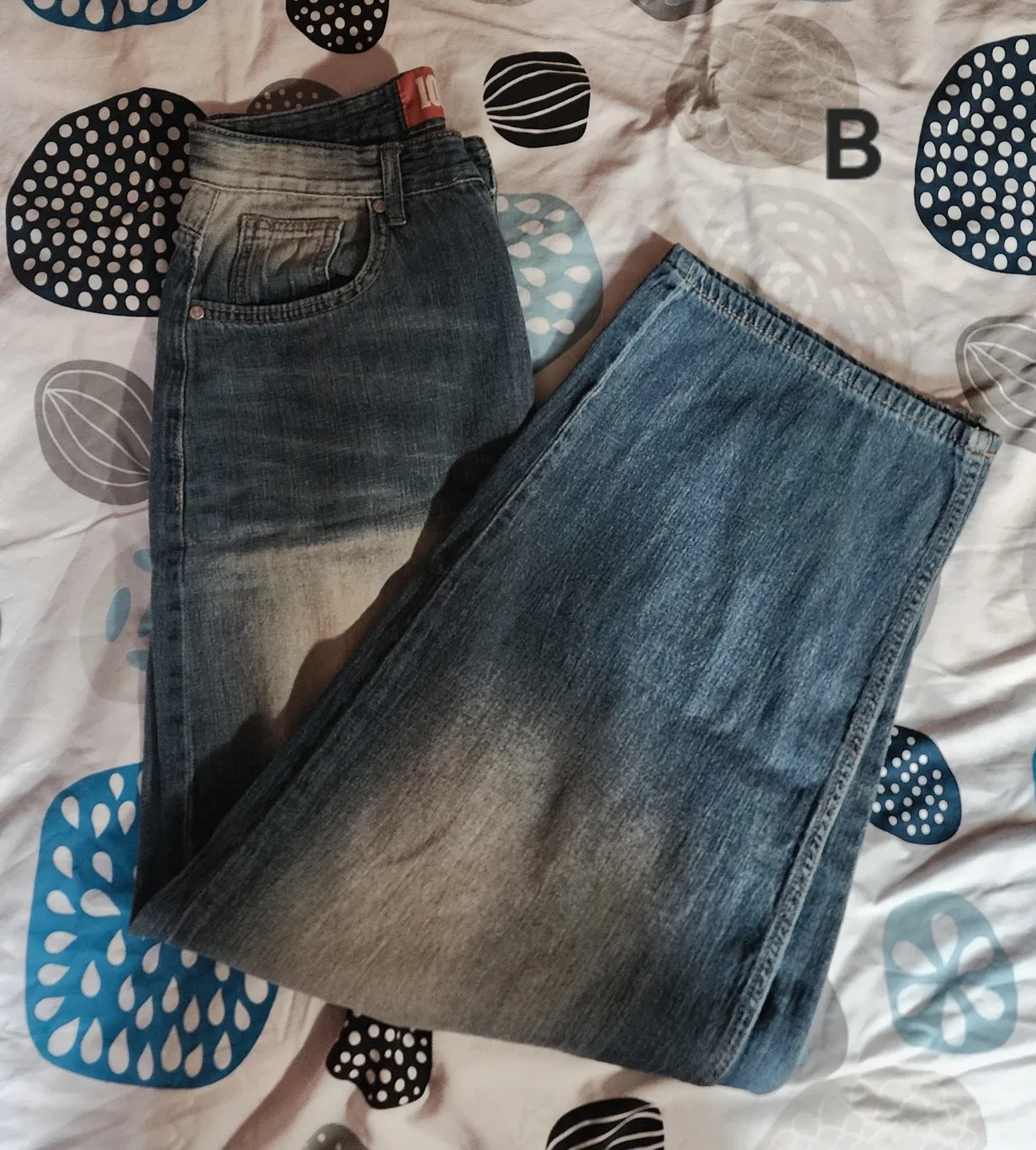 Washed lewkin jeans