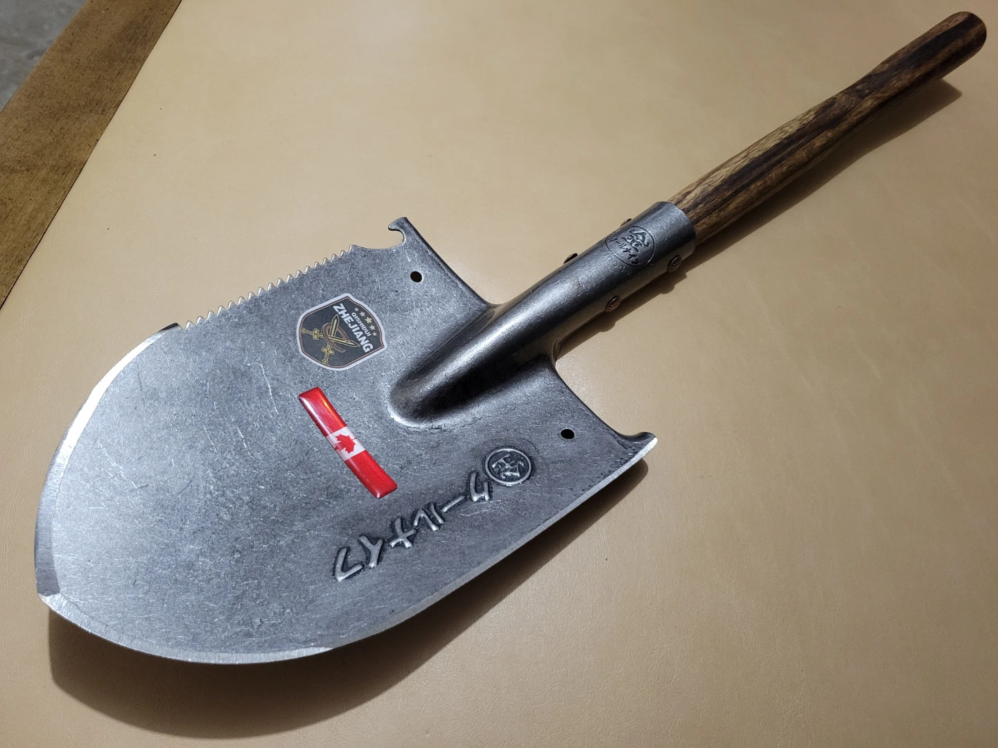 Heavy Duty Multi-Function Tactical Survival Shovel.