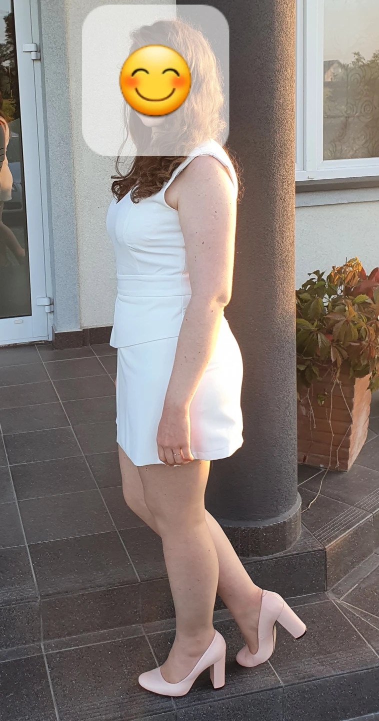 Elegant white/ivory jumpsuit (skort style) – size EU 42 M/L - photo 5